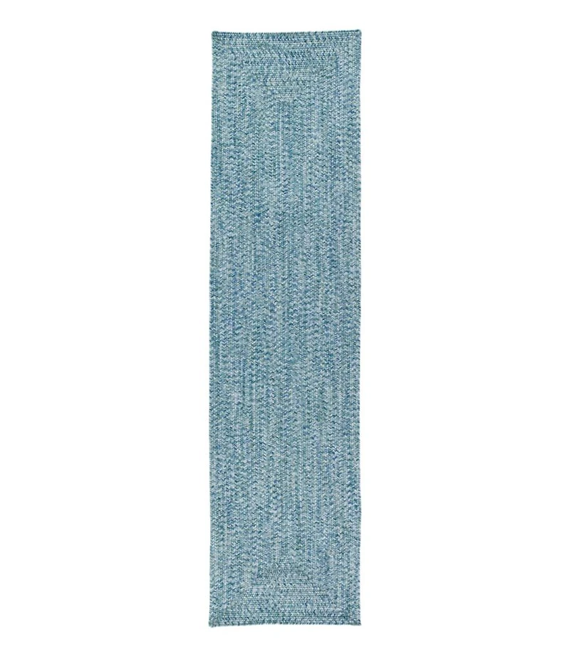 All-Weather Braided Runner, Concentric Pattern Rectangular