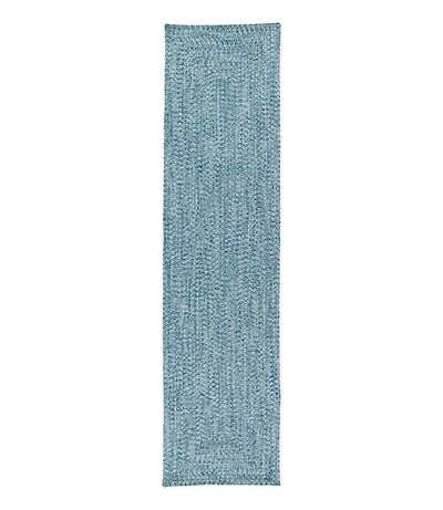 All-Weather Braided Runner, Concentric Pattern Rectangular