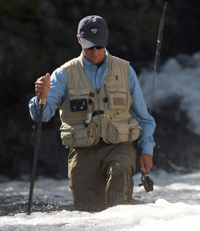 Adults' MIF&W Baseball Cap, Brook Trout