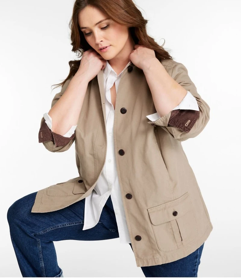 Women's Adirondack Barn Coat, Flannel-Lined