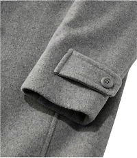 Women's Classic Lambswool Polo Coat, Three-Quarter Length