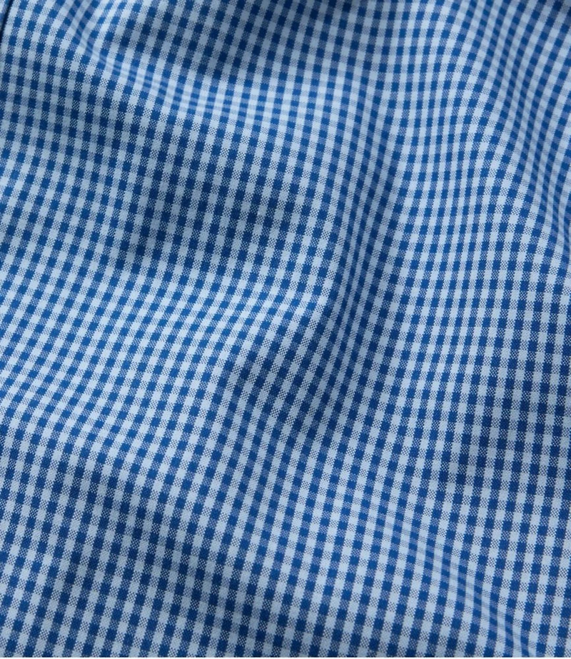Men's Wrinkle-Free Pinpoint Oxford Cloth Shirt, Traditional Fit Tattersall