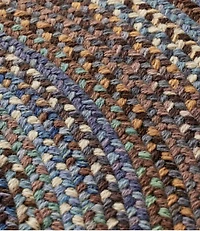 L.L.Bean Braided Wool Rug, 6' Diam.