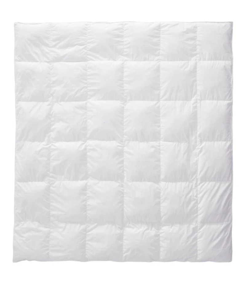 Sateen White Goose Down Comforter, Warmer
