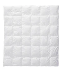 Sateen White Goose Down Comforter, Warmer
