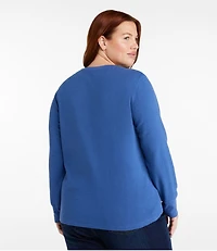 Women's Waffle-Knit Henley