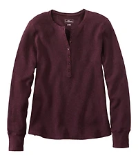 Women's Waffle-Knit Henley