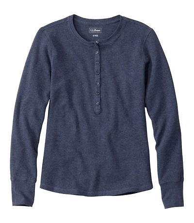 Women's Waffle-Knit Henley