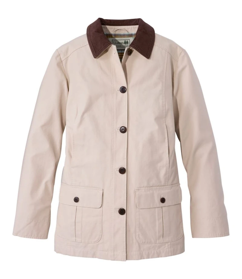 Women's Adirondack Barn Coat, Flannel-Lined