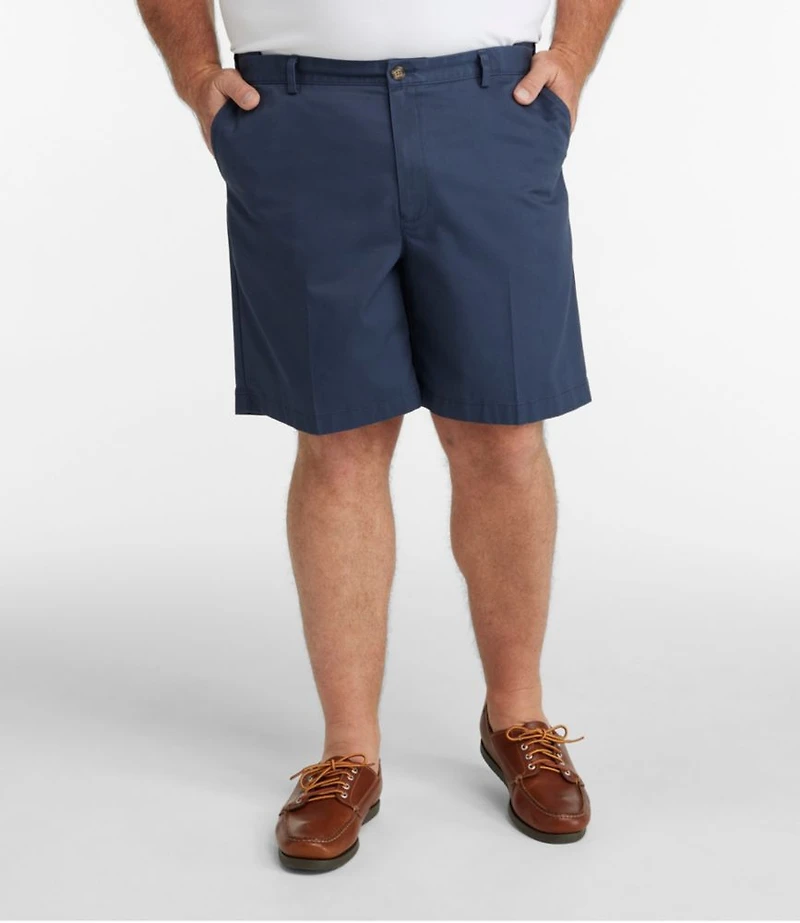 Men's Wrinkle-Free Double L® Chino Shorts, Natural Fit, Hidden Comfort Waist, 8"