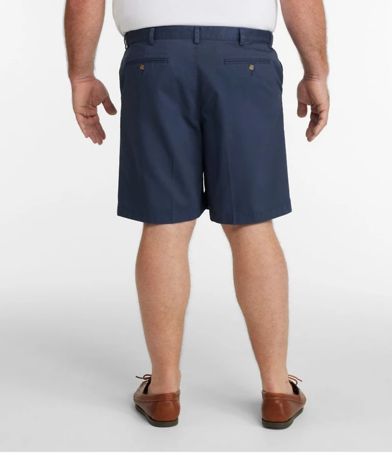 Men's Wrinkle-Free Double L® Chino Shorts, Natural Fit, Hidden Comfort Waist, 8"