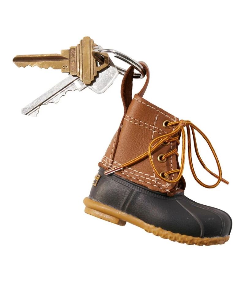 Bean Boot Key Chain, Tan/Brown