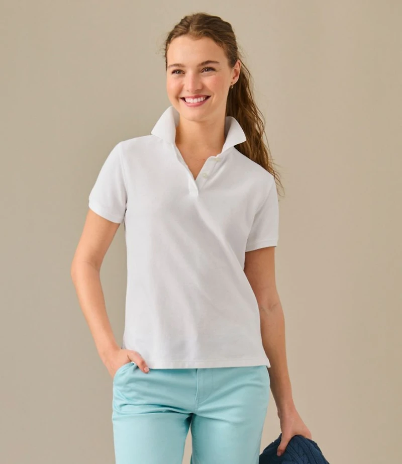 Women's Premium Double L® Polo, Relaxed Fit