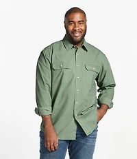 Men's Sunwashed Canvas Shirt, Traditional Fit