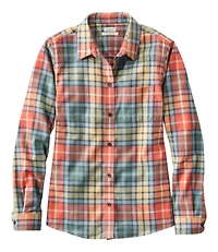 Women's Scotch Plaid Flannel Shirt, Relaxed