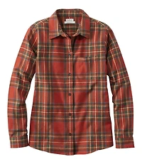Women's Scotch Plaid Flannel Shirt, Relaxed
