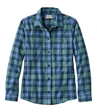 Women's Scotch Plaid Flannel Shirt, Relaxed