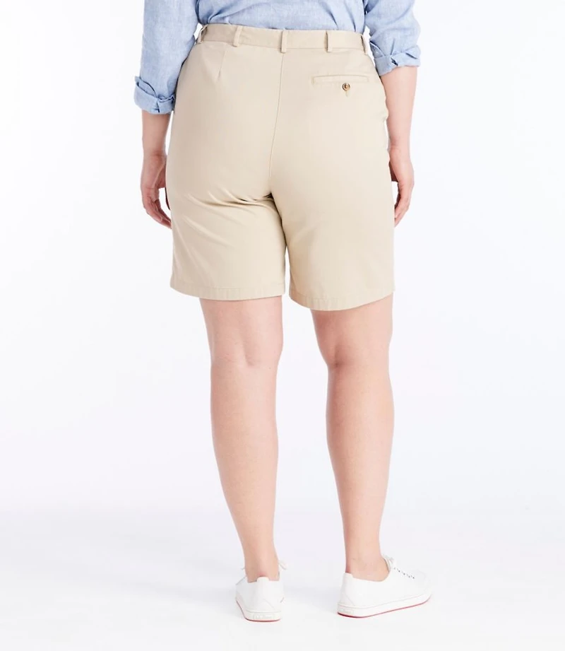 Women's Wrinkle-Free Bayside Shorts, Ultra High-Rise Hidden Comfort Waist 9"