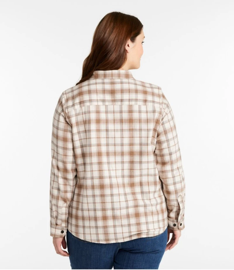 Women's Scotch Plaid Flannel Shirt, Relaxed