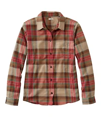Women's Scotch Plaid Flannel Shirt, Relaxed
