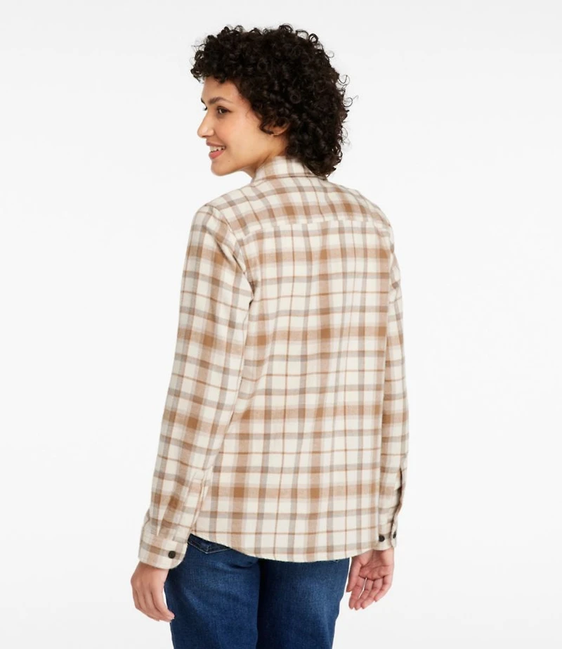 Women's Scotch Plaid Flannel Shirt, Relaxed
