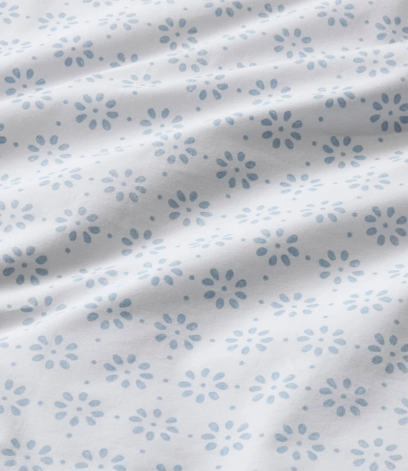Sunwashed Percale Sheet Collection, Print