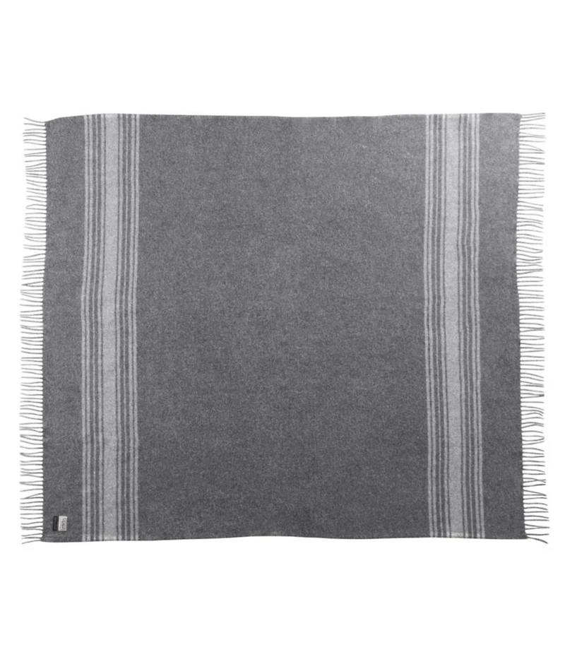 Washable Wool Throw, Striped