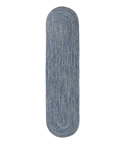 All-Weather Braided Runner, Concentric Pattern Oval