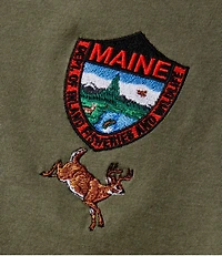 Men's Maine Inland Fisheries and Wildlife Tee, White-Tailed Deer