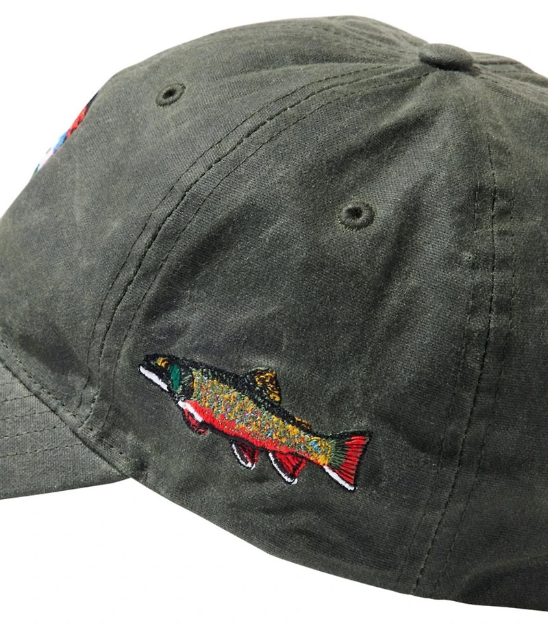 Adults' MIF&W Waxcloth Hat, Brook Trout