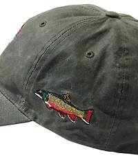 Adults' MIF&W Waxcloth Hat, Brook Trout