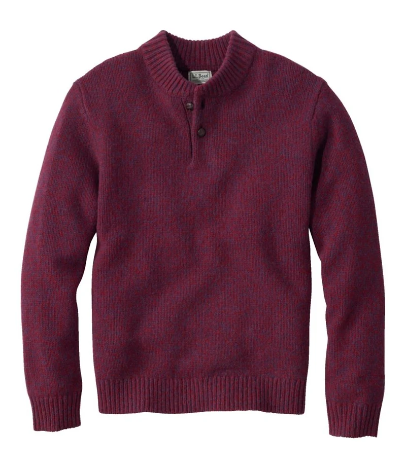 Men's L.L.Bean Classic Ragg Wool Sweater, Henley