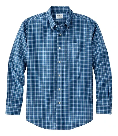 Men's Wrinkle-Free Kennebunk Sport Shirt, Slightly Fitted Check