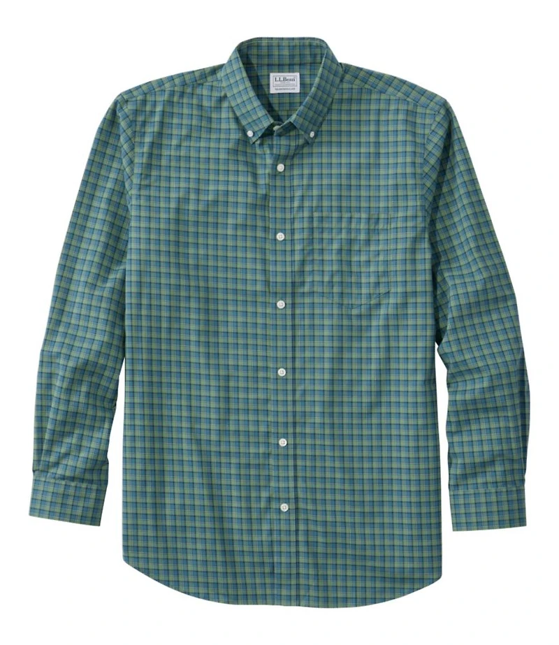 Men's Wrinkle-Free Kennebunk Sport Shirt, Traditional Fit Check