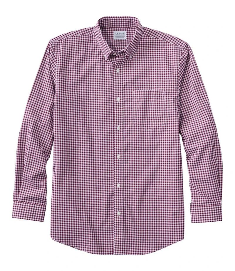 Men's Wrinkle-Free Kennebunk Sport Shirt, Traditional Fit Check