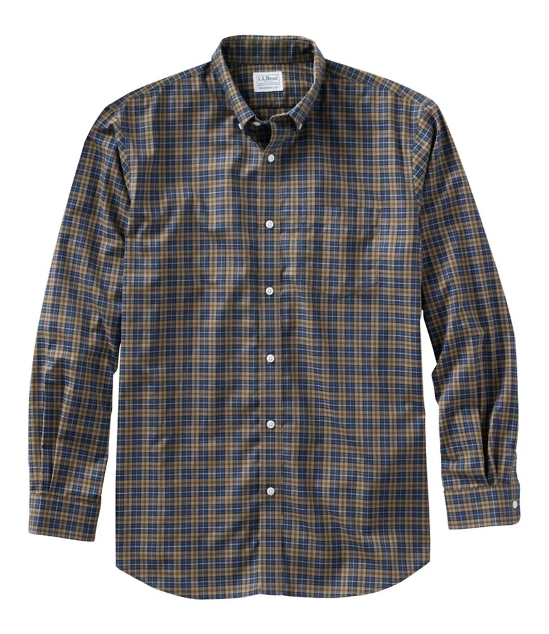 Men's Wrinkle-Free Kennebunk Sport Shirt, Traditional Fit Check