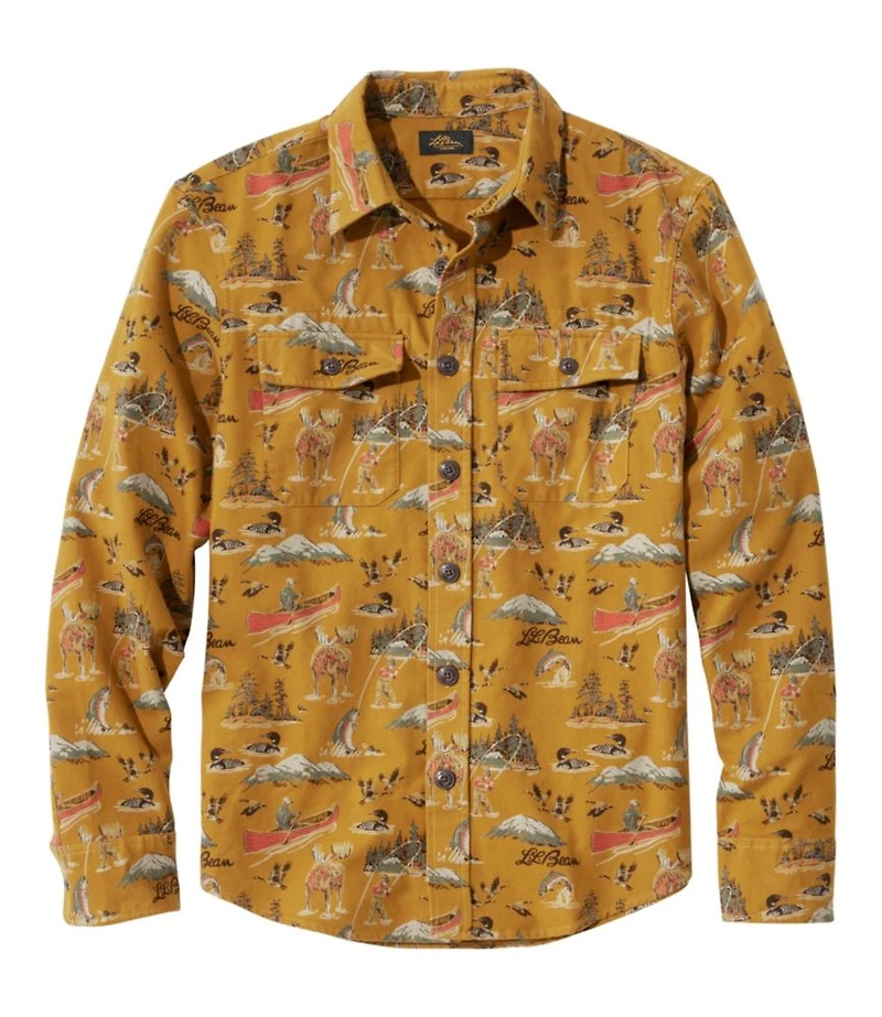 Men's Signature 1933 Chamois Cloth Shirt, Slim Fit, Pattern