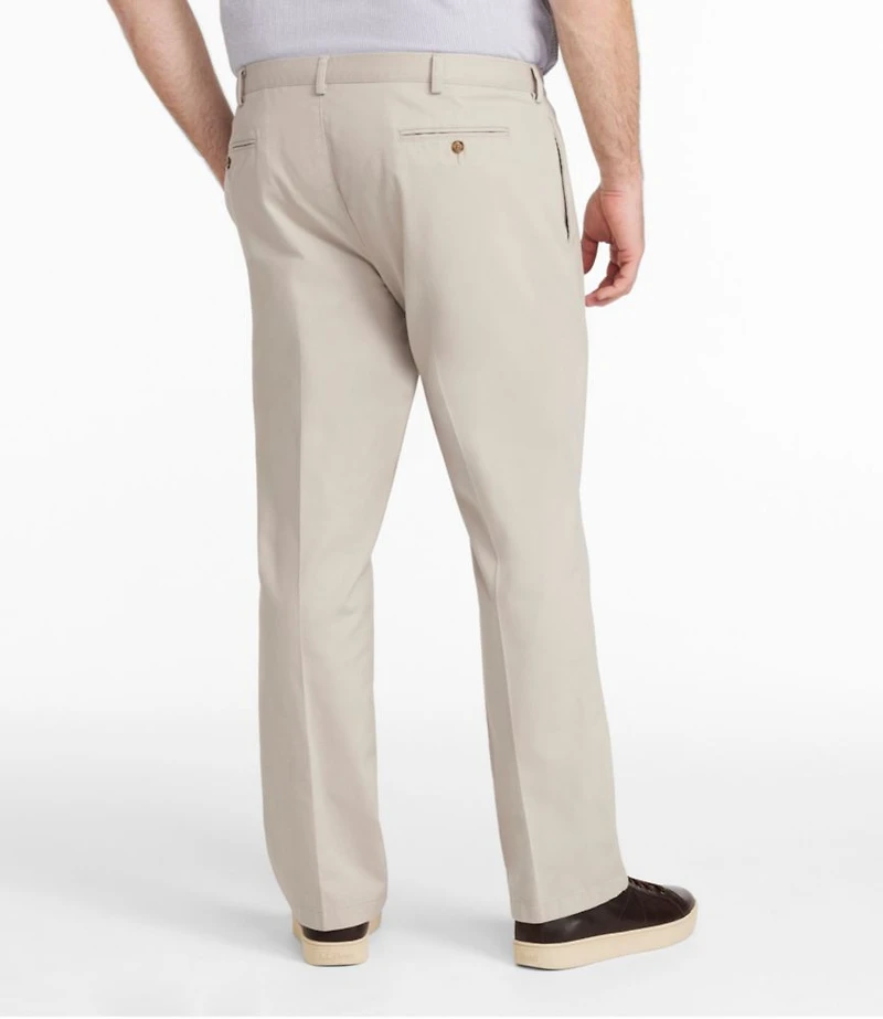 Men's Wrinkle-Free Double L® Chinos, Standard Fit, Plain Front