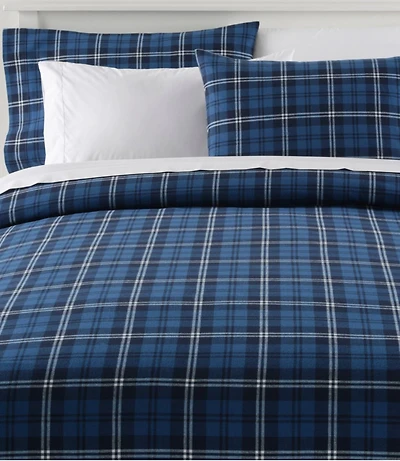 Heritage Chamois Flannel Comforter Cover Collection, Plaid