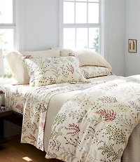 Botanical Floral Flannel Comforter Cover Collection
