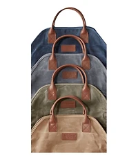 Waxed-Canvas Log Carrier