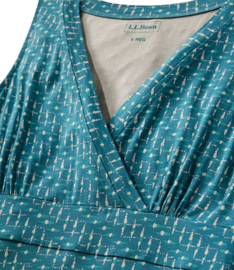 Women's Summer Knit Maxi Dress, Print