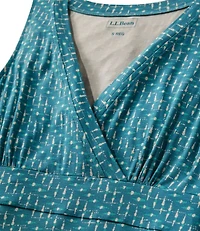 Women's Summer Knit Maxi Dress, Print
