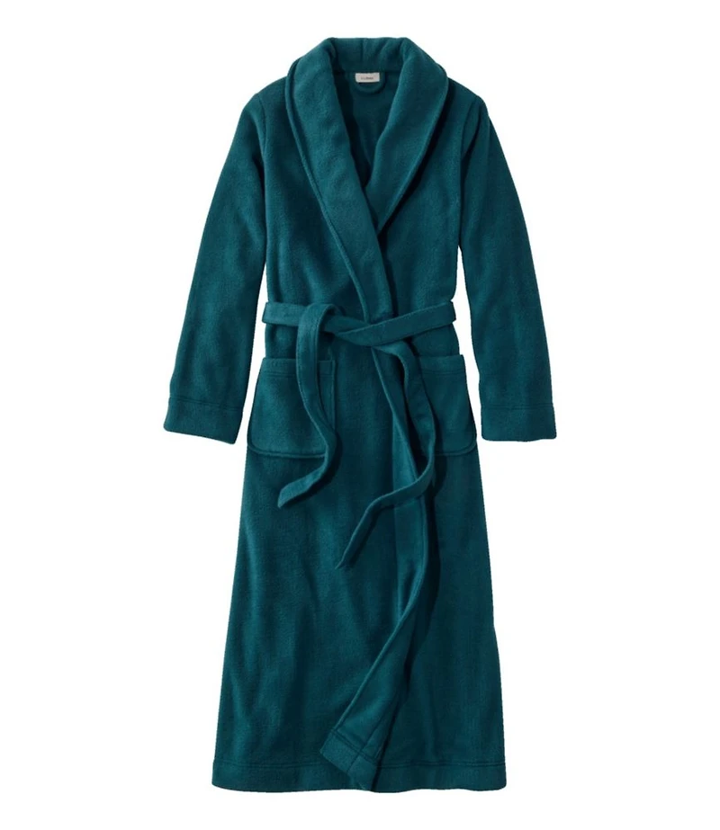 Women's Winter Fleece Robe, Wrap-Front