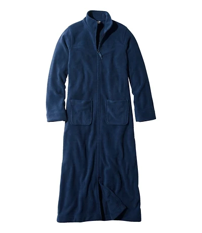 Women's Winter Fleece Robe, Zip-Front