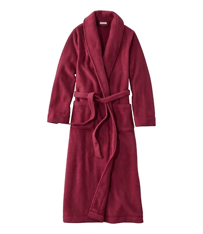Women's Winter Fleece Robe, Wrap-Front
