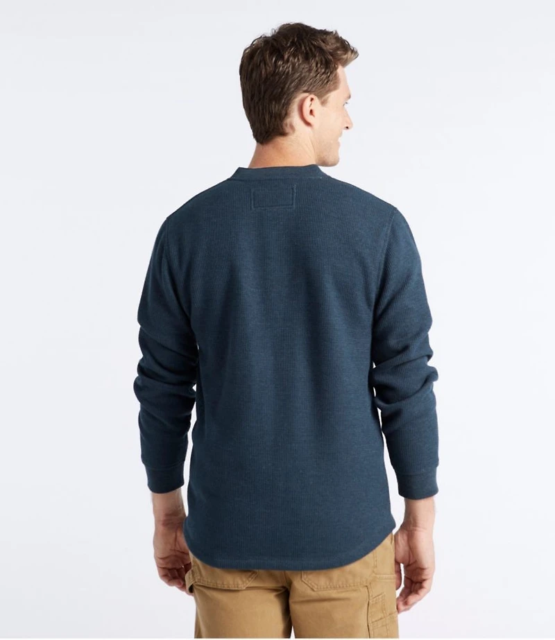 Men's Katahdin Iron Works® Bonded Waffle Fleece Henley