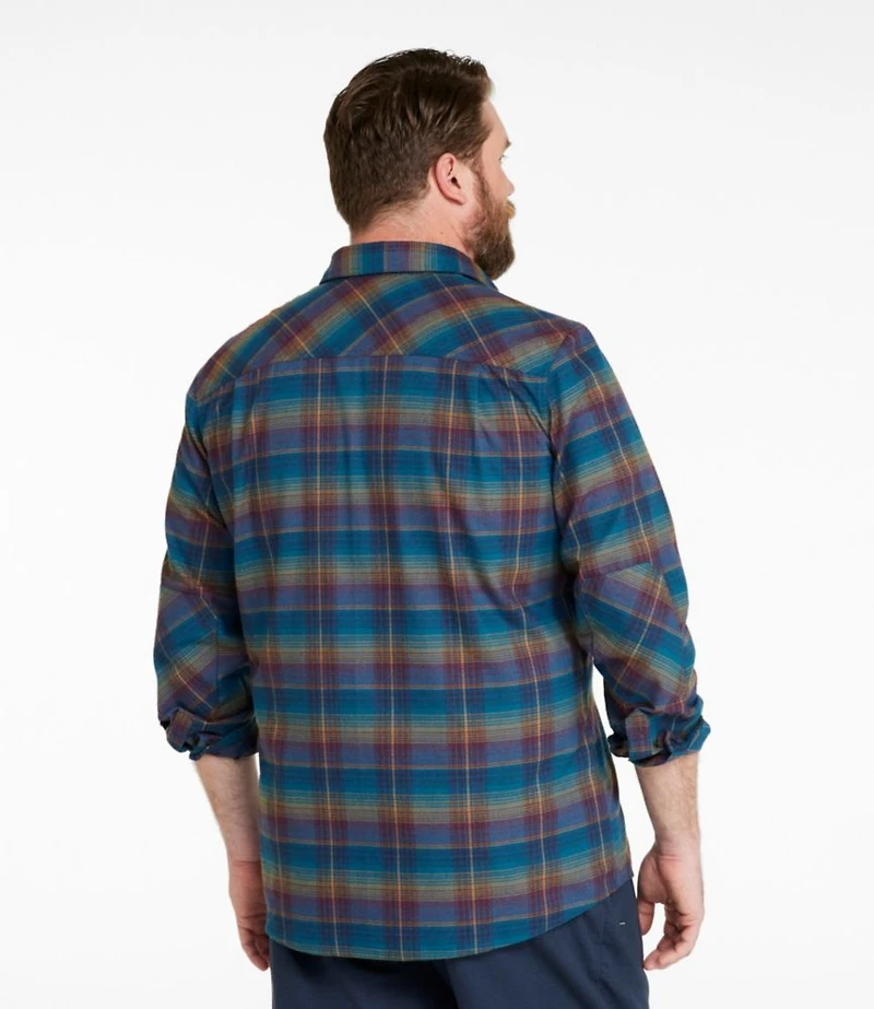 Men's Katahdin Performance Flannel Shirt, Slightly Fitted