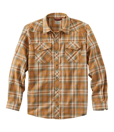 Men's Katahdin Performance Flannel Shirt, Slightly Fitted
