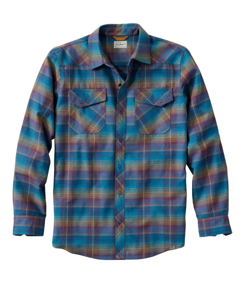 Men's Katahdin Performance Flannel Shirt, Slightly Fitted